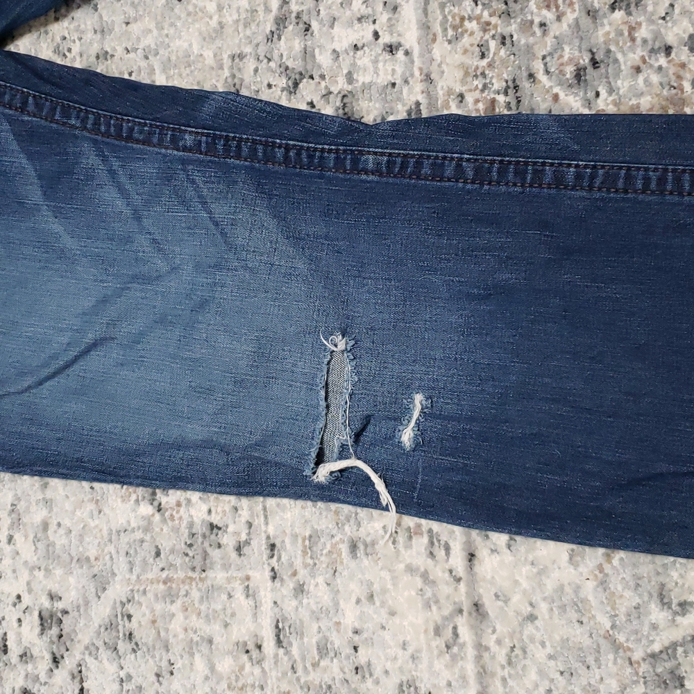 COPY - True Religion Rainbow Ricky Ripp distressed Jean's - Picture 3 of 14